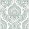 NuWallpaper Kensington Damask Blue Peel & Stick Wallpaper